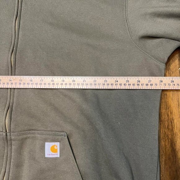 Carhartt x Guiness Full Zip Olive Green Hoodie XXL - Picture 5 of 6